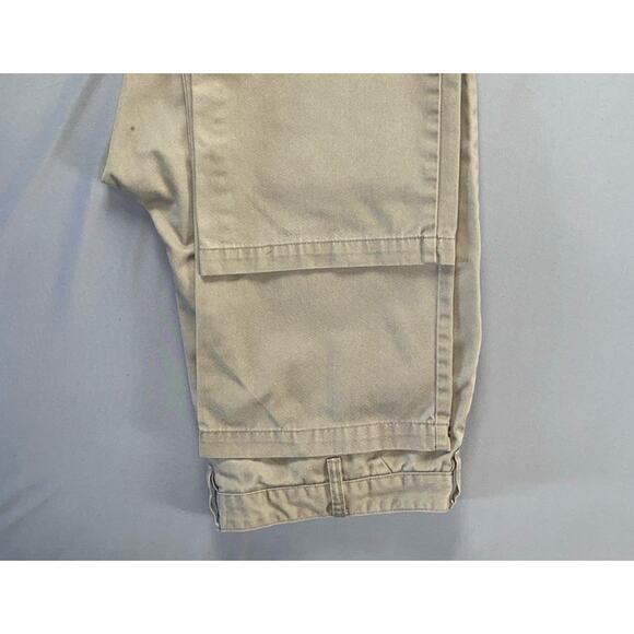 Quiksilver Vintage Flat Front Casual Chino Pants. Perfectly Faded Greige, 38X32 - Picture 3 of 9